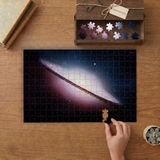 Punto Dizayn Sombrero Gökadası - Sombrero Galaksisi Tasarımı 240 Parça Ahşap Puzzle Ahşap Kutuda MPY40352