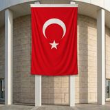 Punto Dizayn Türk Bayrağı 140GR Premium Raşel Kumaş 200X300 cm