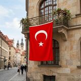Punto Dizayn Türk Bayrağı Premium Raşel Kumaş 150X225 cm
