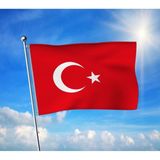 Punto Dizayn Türk Bayrağı Premium Raşel Kumaş 70X105 cm