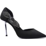PUNTO Kuum K25-820 Siyah Stiletto 9 Cm Kadın Abiye Ayakkabı