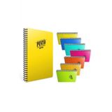 Punto Spiral Pp Kapak Defter (A4) 120 Yaprak ( Kareli)