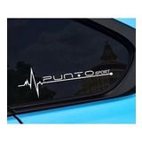Punto Yan Cam Sticker Oto Kapı Çıkartma Tuning oto 20 cm x 7 cm 25tl yazı 141