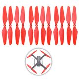 PUOO Aksesuar 12 ADET Kırmızı Pervane D15 MJX B20 Bugs20 Uzaktan Kumandalı Drone için