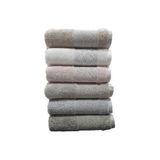 Pupilla 6'lı Bambo Havlu Seramik 50x90 Cm - 001-Renkli - 50 x 90 cm