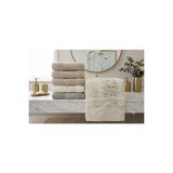Pupilla Bambu Nakışlı Havlu 6 Lı 50*90 Karla Yaprak - 001-Renkli - 50 x 90 cm
