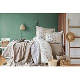 Pupilla Collection Diaro 5 Parça Battaniyeli Nevresim Takımı - 200 x 220 cm - Kahverengi