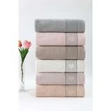 Pupilla Collection Love Bambu 50*90 6'lı Yüz Havlusu - Asorti - 50 x 90 cm