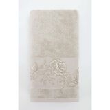 Pupilla Collection Ninna 50*90 Tekli Nakışlı Penye Yüz Havlusu - Bej - 50 x 90 cm