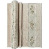 Pupilla Collection Nish %100 Pamuk 50*90 Tekli Yüz Havlusu - Somon - 50 x 90 cm