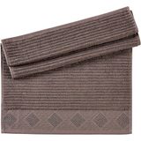Pupilla Collection Paris 50*90 Tekli Penye Yüz Havlusu - Mürdüm - 50 x 90 cm