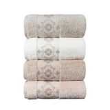 Pupilla Collection Solita %100 Pamuk 50*90 4'Lü Yüz Havlusu - Asorti