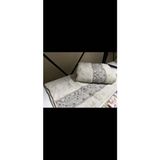 Pupilla Etnik Desen Jakarlıdray Marakas El Yüz Havlusu - 50 x 90 cm - Taş - Krem
