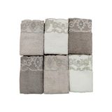 Pupilla Havlu 6 Lı Set 30*50 Marta - 001-Renkli - 30 x 50 cm