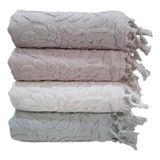 Pupilla Jakarlı Bukle Arnica El-Yüz Havlu 50X90CM 4'lü Paket - 001-Renkli - 50 x 90 cm