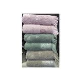 Pupilla Jakarlı Dray 4'lü Paket El-yüz Havlu Seti 50*90 Lavinya