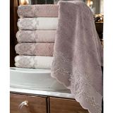 Pupilla Marta 6lı El-Yüz Havlusu 50X90 cm - 50 x 90 cm - Çok Renkli