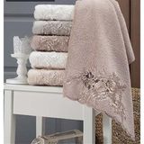 Pupilla Penye Güpürlü 6'Lı Paket El-Yüz Havlu 50*90 Candy 1012 - Renkli
