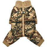 Puppia Bylur Jumpsuit Bej Tasmalı Köpek Tulumu - Standart - 2XL