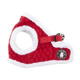 Puppia Noel sofra takımı - Noel için yumuşak yelek tabak çanak - küçük ve orta boy köpekler için tabak çanak - kırmızı kareli, m