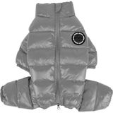 Puppia Puffer Gri Köpek Tulumu - Standart - 2XL