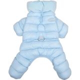 Puppia Velour Soft Allinone Jumper Sky Blue Köpek Tulumu - Standart - 2XL