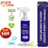 Pups Joy Pupsjoy Evcil Hayvan Leke Çıkarıcı & Koku Giderici Sprey – Marsilya Sabunu Doğal Temizleyici 500 ml