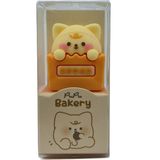 pupu bakery 3d silikon renkli kalemtıraş jiggly puff - Sarı