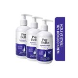 PUR BELLA TÜY DÖKÜCÜ KREM 3'LÜ 250 ML – ALOE VERA VE E VİTAMİNLİ, HIZLI ETKİLİ
