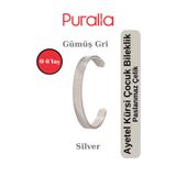 Puralia Çocuklar İçin Ayetel Kürsi Çelik Bileklik Gümüş (0-6 Yaş)