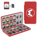 PURBHE Nintendo Switch Oyun Kartı için Switch Oyun Kılıfı, 24 Oyun Kartuşu Yuvası ve 24 Micro SD Kart Yuvası ile Taşınabilir Nintendo Switch Oyun Tutacağı, Seyahat için Nintendo Switch Aksesuarları