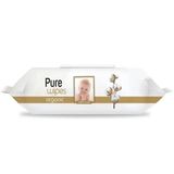 Pure Baby 90'lı 1 Paket Organik Pamuklu Islak Havlu