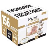 Pure Baby Organic No:4 Maxi 156 Adet Bebek Bezi