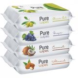 Pure Baby Wipes Meyveli 50x4 Adet Islak Mendil