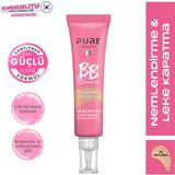Pure Beauty BB Krem 30 ml SPF50 PA++++ Tüm Cilt Tipleri İçin Canlandırıcı Etki ve Kombucha İçeriği