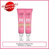 PURE BEAUTY BB Krem, SPF50, PA++++, Natural - 30 ml, 2'li Set (Yeni Ürün 4+)