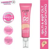 Pure Beauty CC Krem SPF50 PA++++ Ivory 30 ml Tüm Cilt Tipleri İçin Ton Eşitleyici Etki