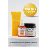 Pure & Bright 3 Lü Set – Peeling, Güneş Jeli, C Vitamini