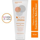 Pure Choice Vitamin C ve Vitamin B Complex Aydınlatıcı Cilt Bakım Kremi 75 ML Alkol İçermeyen