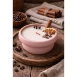 Pure Design Bombe Tabak Soya Wax Mum - Pembe - 9 Adet