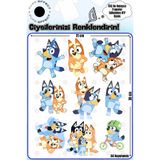 PURE EFFECT A4 Boyutunda Ütü ile Kumaşa Yapışan Bluey - 1 Tasarımlı DTF Baskı
