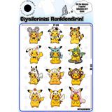 PURE EFFECT A4 Boyutunda Ütü ile Kumaşa Yapışan Pikachu - 1 Pokemon Tasarımlı DTF Baskı