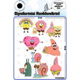 PURE EFFECT A4 Boyutunda Ütü ile Kumaşa Yapışan Sponge Bob - 1 Tasarımlı DTF Baskı