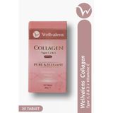Pure & Elegant Collagen 1000 Mg Tip 1-2-3 - 30 Tablet - Hyaluronik Asit, Biotin, Vitamin C