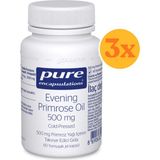 Pure Encapsulations Evening Primrose Oil 500 Mg 60 Kapsül - 3 Adet (Toplam 180 Kapsül) - Dezenfektan Hediyeli (%72 Alkol)