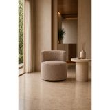 Pure Home Luke 360 Derece Dönen Berjer Koltuk Teddy Kumaş
