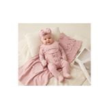 Pure Kids Store Kutulu %100 Organik Pamuk 10 Parça Kız Bebek Fiyonklu Hastane Çıkış Zıbın Seti