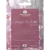 Pure Korean Maske Collagen Plus 3 x Active 1 Adet