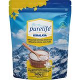 Pure Life Himalaya Tuzu Granül Kristal Kaya Tuzu Beyaz 500g | Sofrada Öğütme Tuzu | Rafine Edilmemiş & Doğal Tuz | Zengin Mineralli - 500 gr