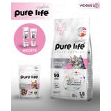 Pure Life Plus Somonlu Kısır Kedi Maması 1,5 Kg + Paste + Ödül Maması Hediyeli PURECAT-A09